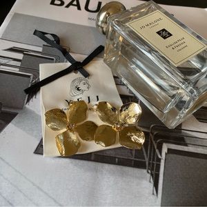 Gold plated earrings - oversized!